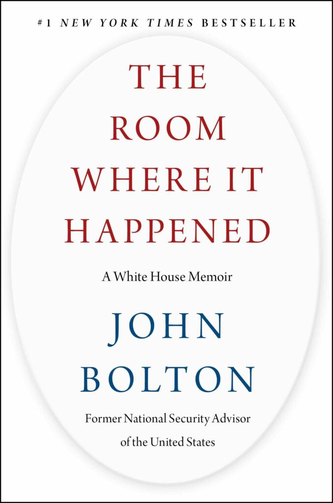Room Where It Happened A White House Memoir