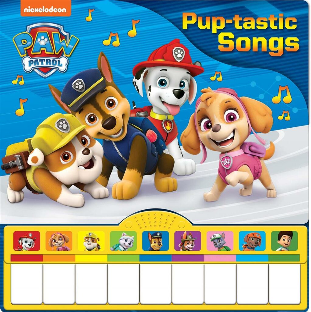 Piano Book Mini Deluxe Paw Patrol Puptastic Songs