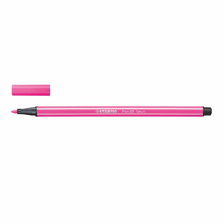 Stabilo Fluorescent Pink pen 6