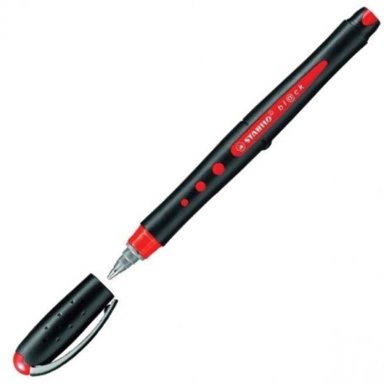 Stabilo BlackMedium Red pen 10