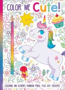 Color Me Cute Coloring Book wi