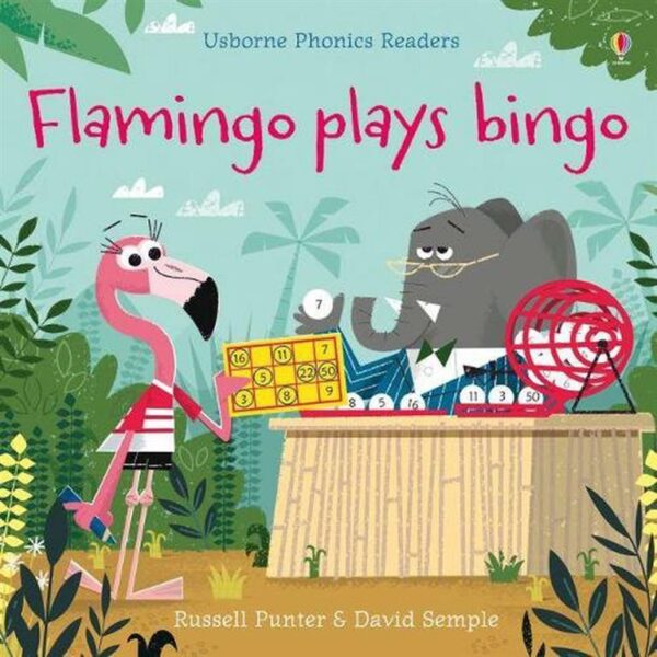 Flamingo plays bingo
