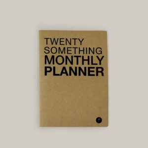Monthly planner A5 Kraft- unda