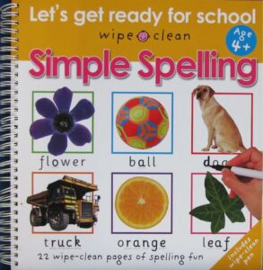 Simple Spelling Wipe and Clean