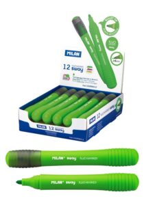 Box of 12 Sway green Fluo mark