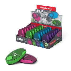 Eraser in a plastic case Shell