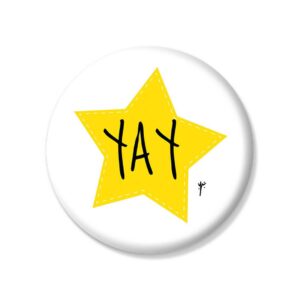 Pin Large - Yay