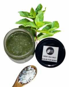 Mint Sea Salt Scrub for Body