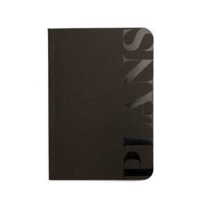 A5 Black Undated Planner Soft