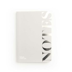 A5 Grey Blank Notebook