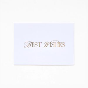 Best wishes A6 Greeting Card