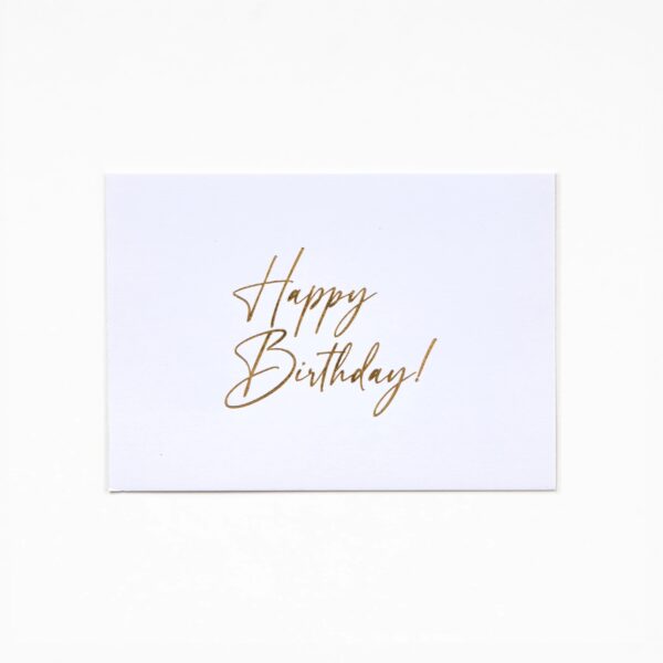 Happy Birthday A6 Greeting Car