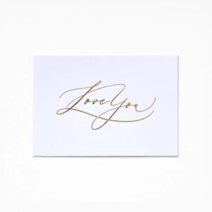 Love you A6 Greeting Card