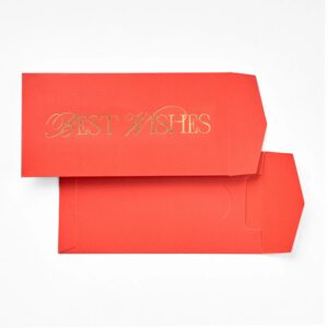 Ruby Best wishes Money Envelop