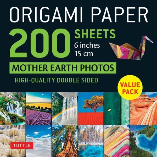 Origami Paper: 200 Sheets Mother Earth Photos