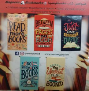 5 Magnetic Bookmarks