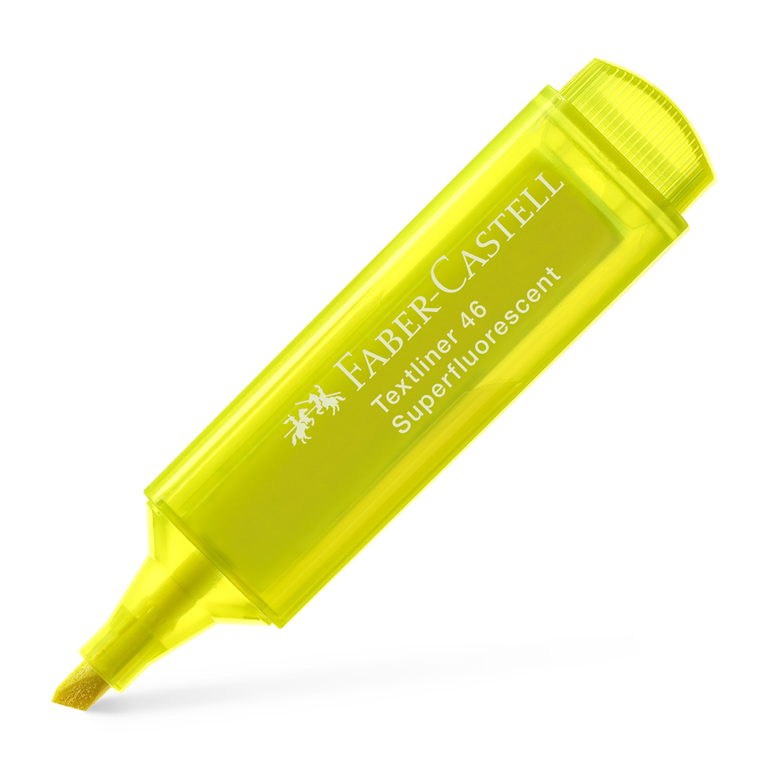Yellow Super Fluorescent Highlighter Faber Castell