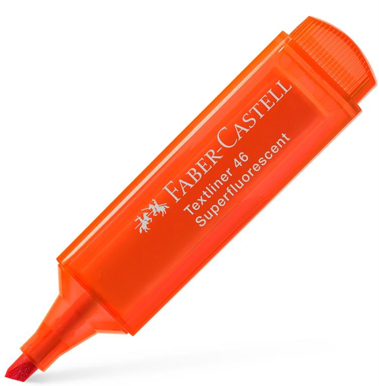 Faber-Castell Textliner Orange Transparent
 قلم فسفورى فابر ك