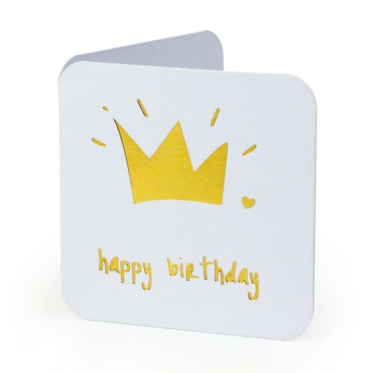 Birthday Crown Mini Greeting Cards