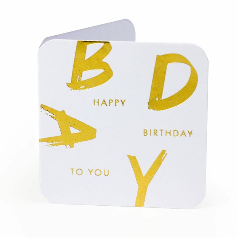 B-DAY Mini Greeting Cards
