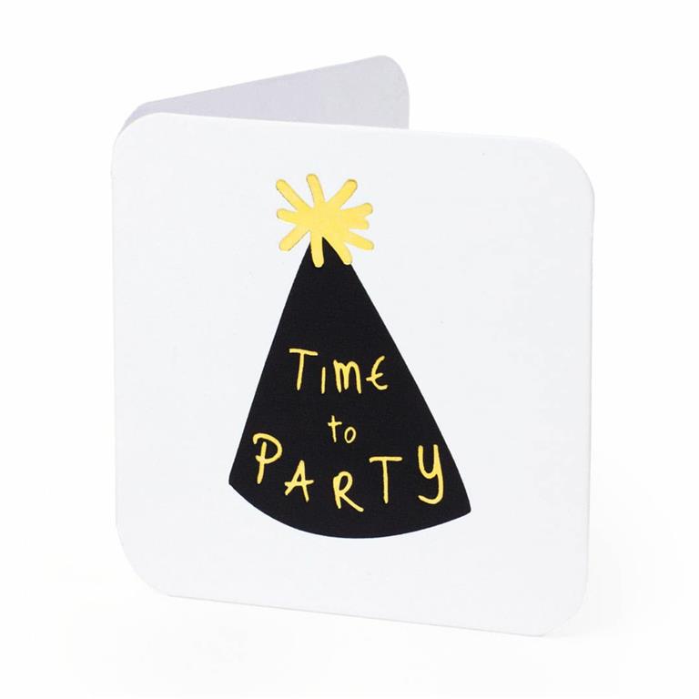 HBD Time to Party Mini Greeting Cards