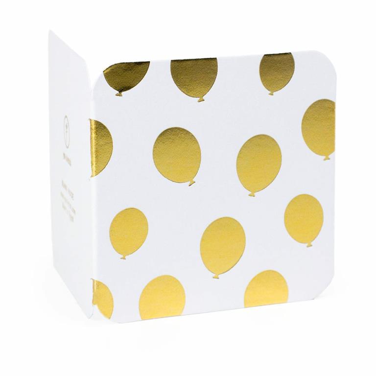 HBD Balloons Pattern Mini Greeting Cards