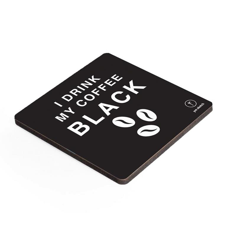 Coaster-Coffee black