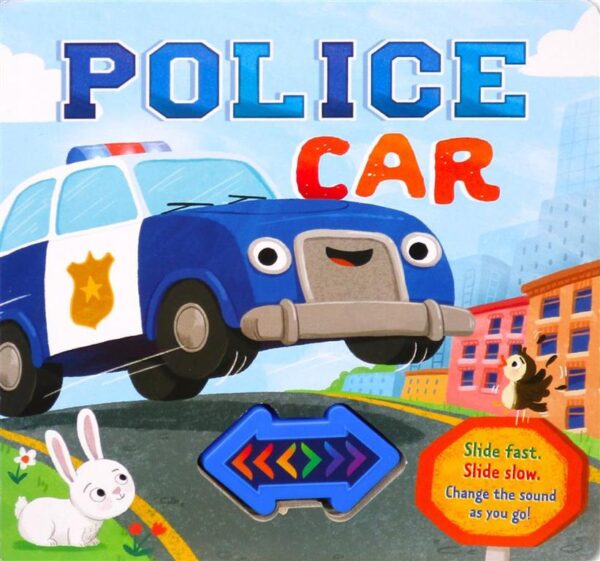 Police Car (Board Book With Slide Button Sounds)