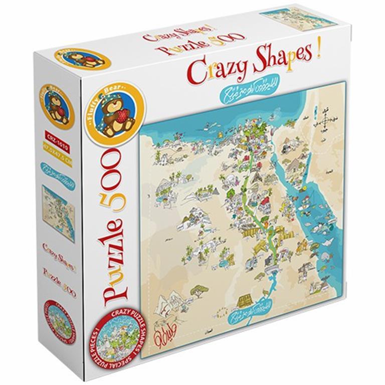 Puzzle 500 pcs خريطة المليون كم مربع