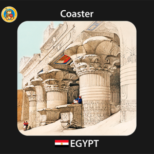 Coaster Edfu Temple (9x9 cm) CO-5023