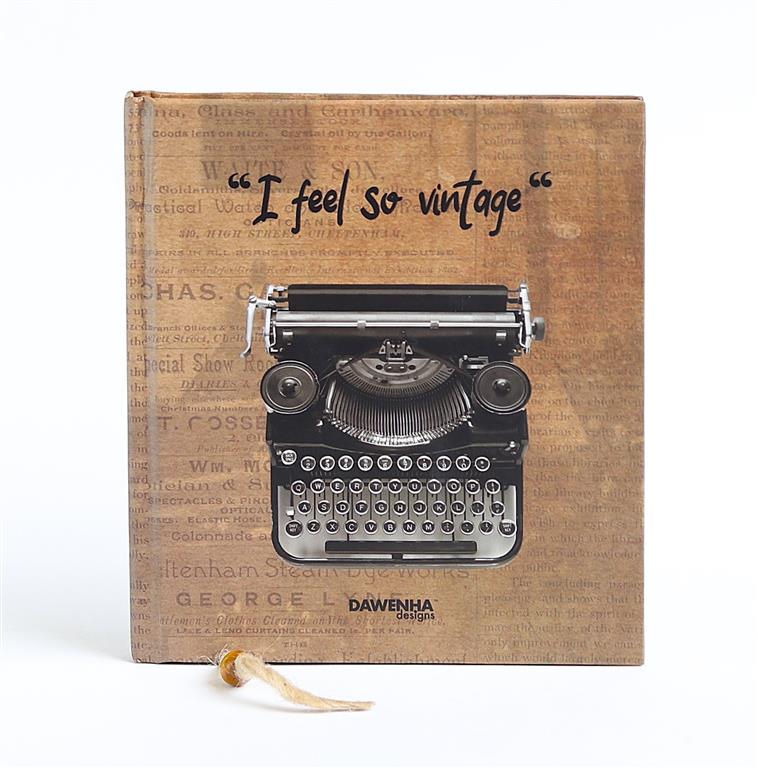 I feel so Vintage Notebook (SKU: V-12) 16x16 cm - 200 Pages