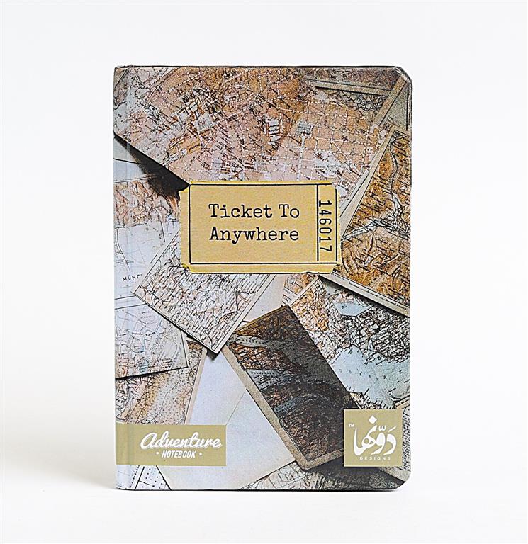 Ticket to Anywhere Notebook Notebook 15x20 cm, curved - 4 di