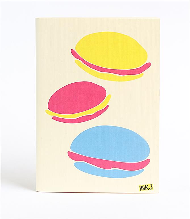 A5 Colorful macaroons Lined No