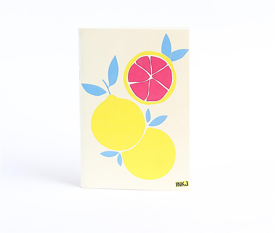 A5 Lemons Lined Notebook