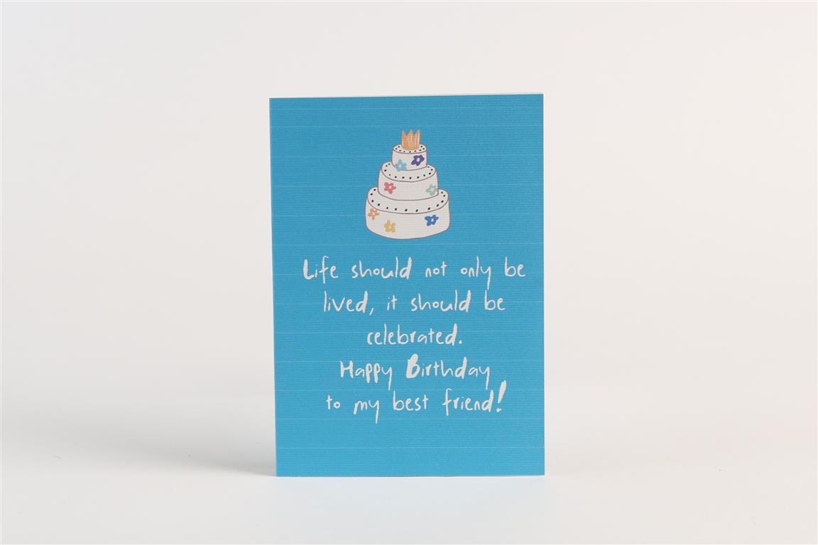 Birthday Card - Best Friend Greeting Card