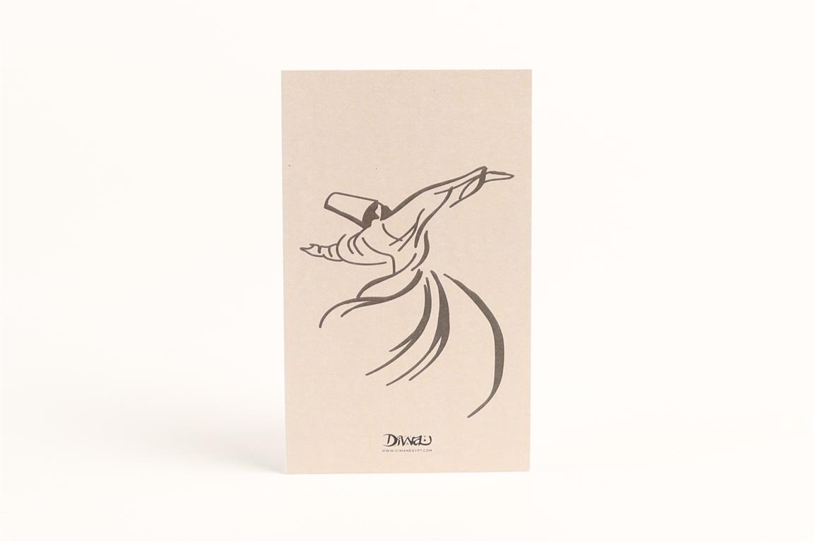White Darweesh Small Card