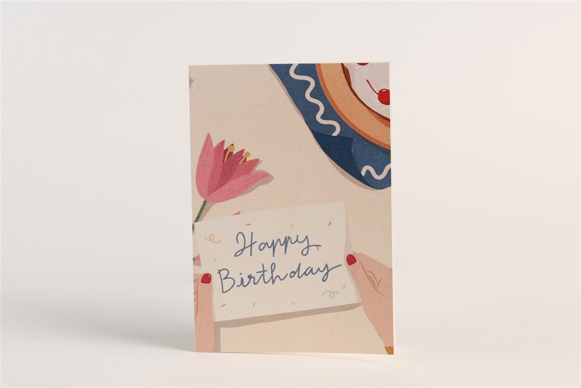 Happy Birthday graphic Greeting Card