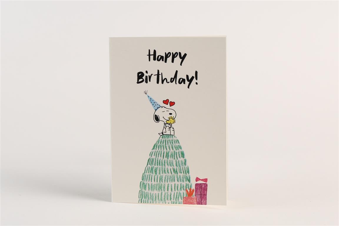 Happy Birthday Snoopy Greeting Card