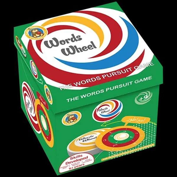 Words Wheel - Arabic Version 100 Rounded Cards (GA-3020)