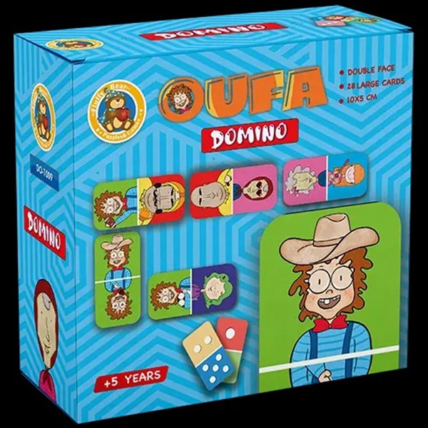 Oufa - Domino Game - 28 Double Sided Large Cards (DO-1009)