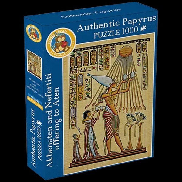 akhenaten and nefertiti offering to Aten - 1000 PCS (AP-2506