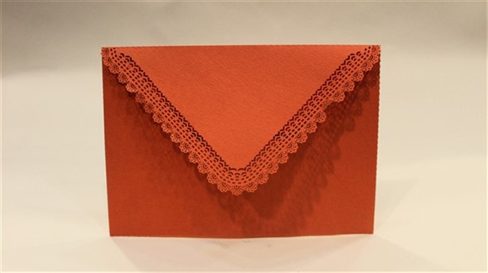 Red Embroidered Envelopes