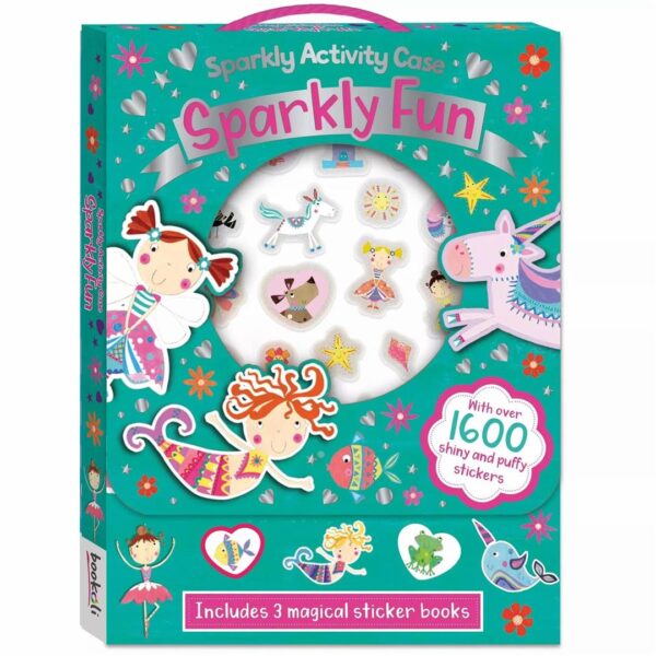 Sparkly Activity Case: Sparkly Fun (3 Magical Sticker books