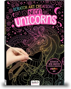 Scratch Art Creations: Neon Unicorns