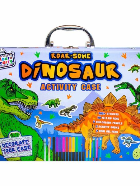 Colour & Carry: Roar-some Dinosaur Activity Case