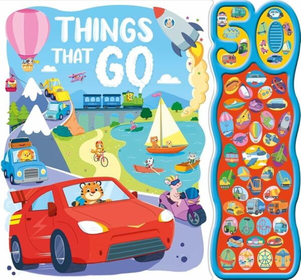50 Button Sound: Things That Go (Sound Board Book)