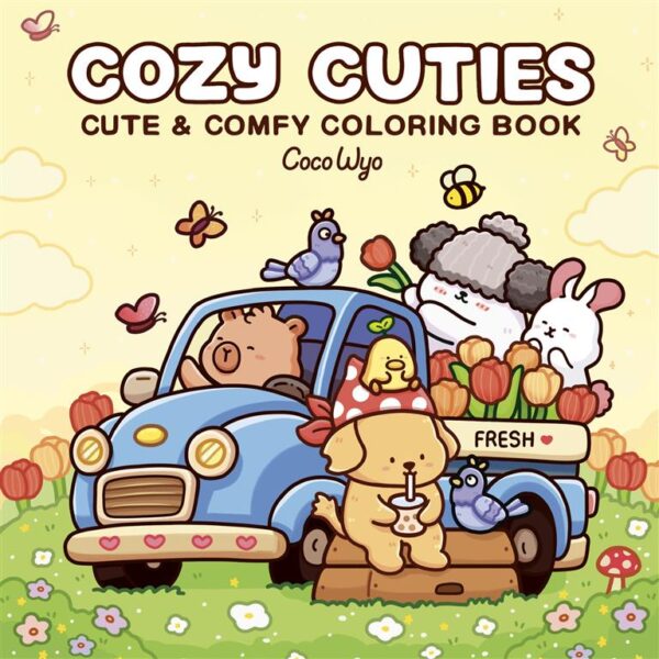 Cozy Cuties: Cute & Comfy Colouring Book