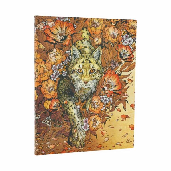 Lynx Rising Ultra Lined Softcover Flexi Journal (Erica Williams Art)(Elastic Band Closure)