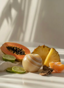 Big Papaya Exotique Alabaster Candle