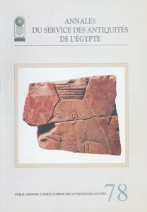 Annales du Service des Antiquités de l’Egypte Vol. 78